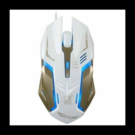 SANOXY Gaming Mouse 4 Button USB Wired LED Breathing Fire Button 1600 DPI Laptop PC WHITE SANOXY-193154936298-WE